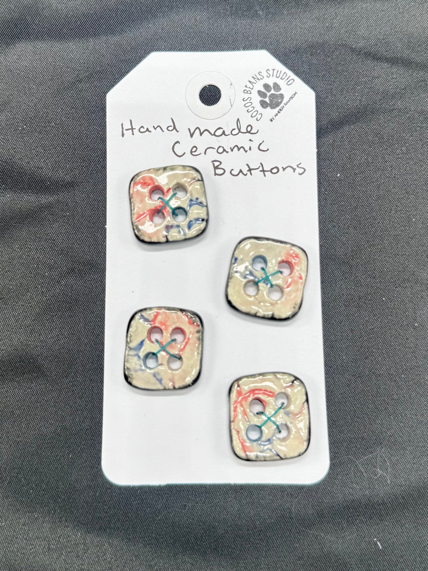 Buttons- Abstract Pink/Purple