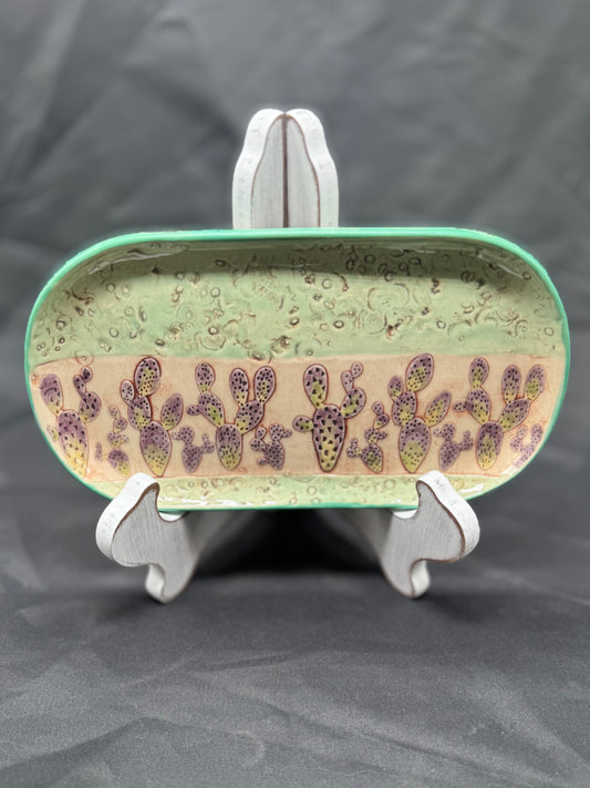 Small Tray- Purple Prickly Pear