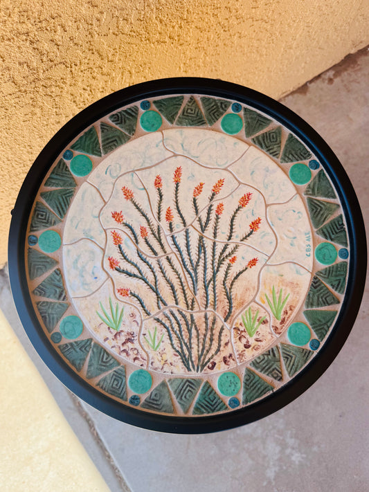 Table- Small Blooming Ocatillo